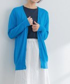 【ピエロ/Pierrot】の【A会場】シルクタッチウォッシャブルニットカーディガン 167cm / セルリアンブルー / ロング丈 / Vネック / M|ID: prp329100004972903 ipo3291000000037287570