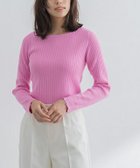 【ピエロ/Pierrot】のシルクタッチウォッシャブルリブニット 大人の最旬トレンドファッション＆コーディネート founy(ファウニー) ファッション Fashion レディースファッション Fashion for Women トップス・カットソー Cut & Sew Tops ニット Knit Tops & Sweaters インナー Innerwear シルク Silk, 100% Silk デコルテ Décolleté, Neckline フィット Fit, Slim Fit プチプライス・低価格 Affordable / Budget Price エレガント 上品 Elegant 吸水 Absorbent, Quick-Dry 定番 Standard, Basic Item thumbnail 167cm / クリアピンク / ボートネック / M|ID: prp329100004972906 ipo3291000000037287604