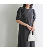 【ピエロ/Pierrot】のパフスリーブワンピース 167cm / チャコール / M|ID: prp329100004972936 ipo3291000000037287770