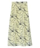 【ピエロ/Pierrot】の【アウトレットSALE!】柄ナロースカート イエロー|ID: prp329100004972954 ipo3291000000037287845