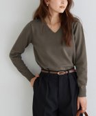 【ピエロ/Pierrot】のネックが選べるプレミアムカシミヤタッチニット 大人の最旬トレンドファッション＆コーディネート founy(ファウニー) ファッション Fashion レディースファッション Fashion for Women トップス・カットソー Cut & Sew Tops ニット Knit Tops & Sweaters シンプル Simple, Minimal プチプライス・低価格 Affordable / Budget Price ルーズ Loose, Oversized エレガント 上品 Elegant thumbnail 166cm / モカ / Vネック / M|ID: prp329100004972964 ipo3291000000037287899