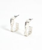 【ピエロ/Pierrot】のツイストフレームピアス/イヤリング[Pierrot] 大人の最旬トレンドファッション＆コーディネート founy(ファウニー) ファッション Fashion レディースファッション Fashion for Women ジュエリー Jewelry ファッションリング Fashion Rings イヤリング・フープ・ドロップタイプ Hoop, Drop & Clip Earrings アクセサリー Fashion Accessories イヤリング Earrings スクエア Square, Square Shape ツイスト Tweed, Tweed Fabric テクスチャー Texture, Textured Fabric フレーム Frame, Outline プチプライス・低価格 Affordable / Budget Price ヴィンテージ Vintage Style thumbnail シルバー|ID: prp329100004972979 ipo3291000000037287990