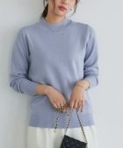 【ピエロ/Pierrot】のプレミアムカシミヤタッチハイネックニット 大人の最旬トレンドファッション＆コーディネート founy(ファウニー) ファッション Fashion レディースファッション Fashion for Women トップス・カットソー Cut & Sew Tops ニット Knit Tops & Sweaters インナー Innerwear シンプル Simple, Minimal ハイネック High Neck, Mock Neck プチプライス・低価格 Affordable / Budget Price ルーズ Loose, Oversized エレガント 上品 Elegant thumbnail 166cm / スモークブルー / M|ID: prp329100004972983 ipo3291000000037288020