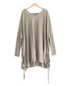 【ピエロ/Pierrot】の【アウトレットSALE!】リボンVネックドルマンニット 大人の最旬トレンドファッション＆コーディネート founy(ファウニー) ファッション Fashion レディースファッション Fashion for Women トップス・カットソー Cut & Sew Tops ニット Knit Tops & Sweaters Vネックトップス V-Neck Tops / V-Cut Neckline Shirts アウトレット Outlet / Clearance プチプライス・低価格 Affordable / Budget Price リボン Ribbon, Bow thumbnail グレージュ|ID: prp329100004972984 ipo3291000000037288023