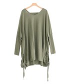 【ピエロ/Pierrot】の【アウトレットSALE!】リボンVネックドルマンニット 大人の最旬トレンドファッション＆コーディネート founy(ファウニー) ファッション Fashion レディースファッション Fashion for Women トップス・カットソー Cut & Sew Tops ニット Knit Tops & Sweaters Vネックトップス V-Neck Tops / V-Cut Neckline Shirts アウトレット Outlet / Clearance プチプライス・低価格 Affordable / Budget Price リボン Ribbon, Bow thumbnail セージグリーン|ID: prp329100004972984 ipo3291000000037288025
