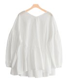 【ピエロ/Pierrot】の【アウトレットSALE!】ギャザー切替ボリュームスリーブブラウス 大人の最旬トレンドファッション＆コーディネート founy(ファウニー) ファッション Fashion レディースファッション Fashion for Women トップス・カットソー Cut & Sew Tops シャツ・ブラウス・オフィスカジュアル Elegant Blouses & Button-Ups ボリューム袖・フリルスリーブブラウス Voluminous & Ruffle Sleeves / Puffy Sleeve Tops アウトレット Outlet / Clearance ギャザー Gathered, Ruffled プチプライス・低価格 Affordable / Budget Price 切替 Switching, Contrast Panel thumbnail オフホワイト|ID: prp329100004972986 ipo3291000000037288033
