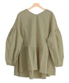 【ピエロ/Pierrot】の【アウトレットSALE!】ギャザー切替ボリュームスリーブブラウス 大人の最旬トレンドファッション＆コーディネート founy(ファウニー) ファッション Fashion レディースファッション Fashion for Women トップス・カットソー Cut & Sew Tops シャツ・ブラウス・オフィスカジュアル Elegant Blouses & Button-Ups ボリューム袖・フリルスリーブブラウス Voluminous & Ruffle Sleeves / Puffy Sleeve Tops アウトレット Outlet / Clearance ギャザー Gathered, Ruffled プチプライス・低価格 Affordable / Budget Price 切替 Switching, Contrast Panel thumbnail ベージュ|ID: prp329100004972986 ipo3291000000037288034