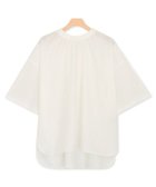 【ピエロ/Pierrot】の【アウトレットSALE!】バックリボンギャザーブラウス 大人の最旬トレンドファッション＆コーディネート founy(ファウニー) ファッション Fashion レディースファッション Fashion for Women トップス・カットソー Cut & Sew Tops シャツ・ブラウス・オフィスカジュアル Elegant Blouses & Button-Ups アウトレット Outlet / Clearance ギャザー Gathered, Ruffled プチプライス・低価格 Affordable / Budget Price リボン Ribbon, Bow thumbnail オフホワイト|ID: prp329100004972991 ipo3291000000037288061