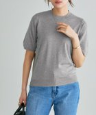 【ピエロ/Pierrot】の【A会場】シルクタッチウォッシャブル半袖ニット 大人の最旬トレンドファッション＆コーディネート founy(ファウニー) ファッション Fashion レディースファッション Fashion for Women トップス・カットソー Cut & Sew Tops ニット Knit Tops & Sweaters 送料無料 Free Shipping ウォッシャブル Machine Washable シルク Silk, 100% Silk シンプル Simple, Minimal プチプライス・低価格 Affordable / Budget Price エレガント 上品 Elegant 半袖 Short Sleeve, Half Sleeve 吸水 Absorbent, Quick-Dry thumbnail 166cm / 杢グレー / M|ID: prp329100004972995 ipo3291000000037288088