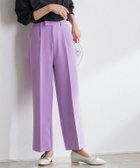 【ピエロ/Pierrot】の【アウトレットSALE!】センタープレスボックスパンツ 大人の最旬トレンドファッション＆コーディネート founy(ファウニー) ファッション Fashion レディースファッション Fashion for Women パンツ Pants & Trousers アウトレット Outlet / Clearance ジョーゼット Georgette, Semi-Sheer Fabric ストレート Straight, Straight Cut センター Center, Center Line プチプライス・低価格 Affordable / Budget Price エレガント 上品 Elegant thumbnail 163cm / ラベンダー / M|ID: prp329100004972998 ipo3291000000037288107