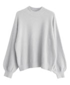 【ピエロ/Pierrot】のシャギーハイネックバルーン袖ニット 大人の最旬トレンドファッション＆コーディネート founy(ファウニー) ファッション Fashion レディースファッション Fashion for Women トップス・カットソー Cut & Sew Tops ニット Knit Tops & Sweaters ハイネック High Neck, Mock Neck バルーン Balloon, Balloon Silhouette プチプライス・低価格 Affordable / Budget Price エレガント 上品 Elegant thumbnail ライトグレー|ID: prp329100004973015 ipo3291000000037288181