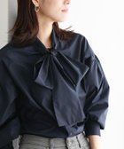 【ピエロ/Pierrot】のマルチwayビッグリボンブラウス 大人の最旬トレンドファッション＆コーディネート founy(ファウニー) ファッション Fashion レディースファッション Fashion for Women トップス・カットソー Cut & Sew Tops シャツ・ブラウス・オフィスカジュアル Elegant Blouses & Button-Ups プチプライス・低価格 Affordable / Budget Price リボン Ribbon, Bow ワンポイント One Point, Statement Accent thumbnail ネイビー|ID: prp329100004973017 ipo3291000000037288193