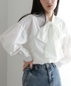 【ピエロ/Pierrot】のマルチwayビッグリボンブラウス 大人の最旬トレンドファッション＆コーディネート founy(ファウニー) ファッション Fashion レディースファッション Fashion for Women トップス・カットソー Cut & Sew Tops シャツ・ブラウス・オフィスカジュアル Elegant Blouses & Button-Ups プチプライス・低価格 Affordable / Budget Price リボン Ribbon, Bow ワンポイント One Point, Statement Accent thumbnail オフホワイト|ID: prp329100004973017 ipo3291000000037288194