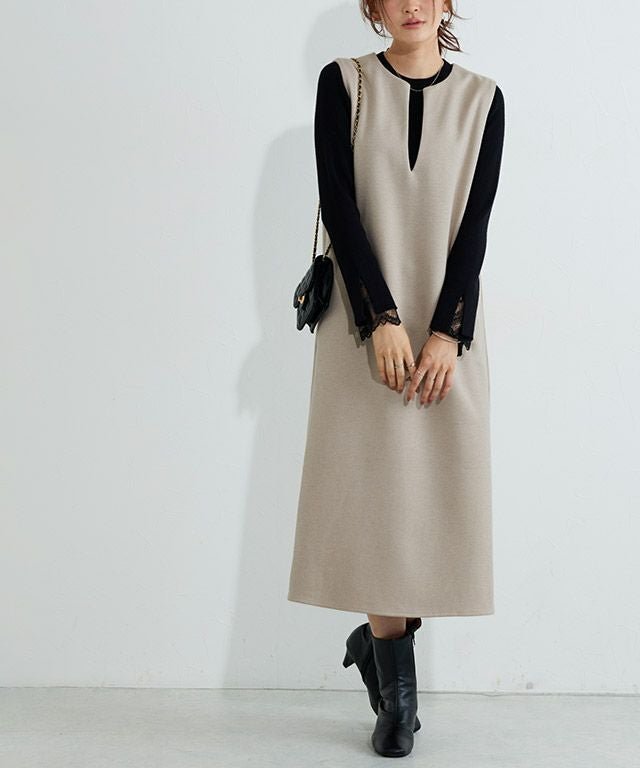 【ピエロ/Pierrot】のウールタッチジャンパースカート インテリア・キッズ・メンズ・レディースファッション・服の通販 founy(ファウニー) https://founy.com/ ファッション Fashion レディースファッション Fashion for Women スカート Skirts エレガント 上品 Elegant シンプル Simple, Minimal プチプライス・低価格 Affordable / Budget Price |ID: prp329100004973020 ipo3291000000037288207