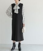 【ピエロ/Pierrot】のウールタッチジャンパースカート 163cm / 杢チャコール / M|ID: prp329100004973020 ipo3291000000037288210