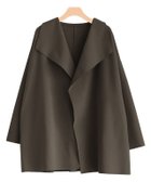 【ピエロ/Pierrot】のオープンカラーショートコート 大人の最旬トレンドファッション＆コーディネート founy(ファウニー) ファッション Fashion レディースファッション Fashion for Women アウター Coat / Outerwear Collection コート・ロングコート・ピーコート Long Coats, Peacoats & More レディースジャケット・軽アウター Jackets ショート Short, Short Length ダブル Double, Double-Breasted バランス Balance, Style Balance フェイス Face, Facial Design プチプライス・低価格 Affordable / Budget Price thumbnail ブラウン|ID: prp329100004973022 ipo3291000000037288219
