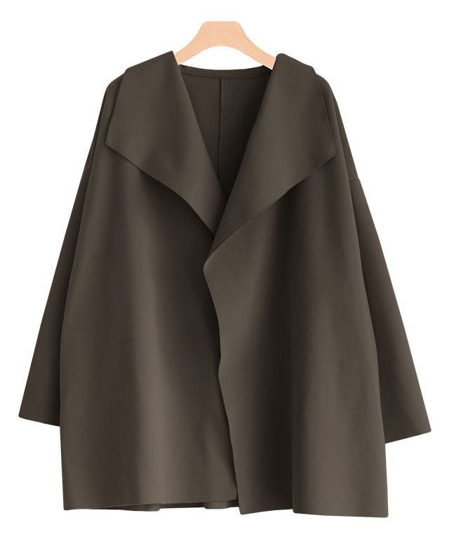 【ピエロ/Pierrot】のオープンカラーショートコート インテリア・キッズ・メンズ・レディースファッション・服の通販 founy(ファウニー) 　ファッション　Fashion　レディースファッション　Fashion for Women　アウター　Coat / Outerwear Collection　コート・ロングコート・ピーコート　Long Coats, Peacoats & More　レディースジャケット・軽アウター　Jackets　ショート　Short, Short Length　ダブル　Double, Double-Breasted　バランス　Balance, Style Balance　フェイス　Face, Facial Design　プチプライス・低価格　Affordable / Budget Price　ブラウン|ID: prp329100004973022 ipo3291000000037288219