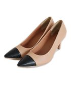 【ピエロ/Pierrot】の【アウトレットSALE!】ポインテッドトゥ配色パンプス ブラック×ベージュ|ID: prp329100004973031 ipo3291000000037288266