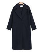 【ピエロ/Pierrot】のメルトンチェスターコート 大人の最旬トレンドファッション＆コーディネート founy(ファウニー) ファッション Fashion レディースファッション Fashion for Women アウター Coat / Outerwear Collection コート・ロングコート・ピーコート Long Coats, Peacoats & More レディースジャケット・軽アウター Jackets チェスターコート・ロング丈アウター Chester Coats / Chesterfield Long Coats シンプル Simple, Minimal プチプライス・低価格 Affordable / Budget Price エレガント 上品 Elegant thumbnail ネイビー|ID: prp329100004973040 ipo3291000000037288297