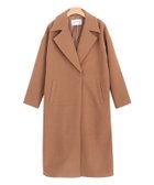 【ピエロ/Pierrot】のメルトンチェスターコート 大人の最旬トレンドファッション＆コーディネート founy(ファウニー) ファッション Fashion レディースファッション Fashion for Women アウター Coat / Outerwear Collection コート・ロングコート・ピーコート Long Coats, Peacoats & More レディースジャケット・軽アウター Jackets チェスターコート・ロング丈アウター Chester Coats / Chesterfield Long Coats シンプル Simple, Minimal プチプライス・低価格 Affordable / Budget Price エレガント 上品 Elegant thumbnail ピンクオレンジ|ID: prp329100004973040 ipo3291000000037288303