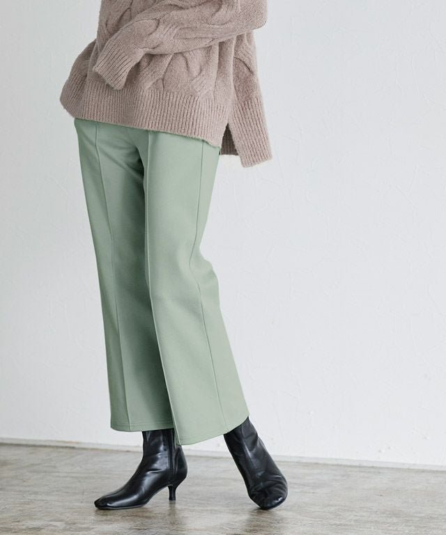 【ピエロ/Pierrot】のカット起毛ピンタックボックスパンツ インテリア・キッズ・メンズ・レディースファッション・服の通販 founy(ファウニー) 　ファッション　Fashion　レディースファッション　Fashion for Women　パンツ　Pants & Trousers　プチプライス・低価格　Affordable / Budget Price　ボックス　Boxy, Box Shape　ミント|ID: prp329100004973050 ipo3291000000037288344