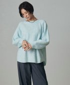 【ピエロ/Pierrot】のRASW アルパカ混ボートネックニット 165cm / 杢ライトブルー / M|ID: prp329100004973056 ipo3291000000037288368