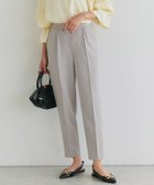 【ピエロ/Pierrot】の高見えすっきりテーパードパンツ 【12サイズ展開】 大人の最旬トレンドファッション＆コーディネート founy(ファウニー) ファッション Fashion レディースファッション Fashion for Women パンツ Pants & Trousers 送料無料 Free Shipping ジップ Zip, Zipper センター Center, Center Line フラット Flat, Flat Shoes プチプライス・低価格 Affordable / Budget Price リアル Real, Realistic エレガント 上品 Elegant thumbnail 162cm / グレー / M|ID: prp329100004973077 ipo3291000000037288455