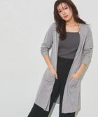 【ピエロ/Pierrot】の【A会場】UVカット裾スリットカーディガン 166cm / 杢グレー / M|ID: prp329100004973080 ipo3291000000037288469