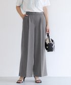 【ピエロ/Pierrot】の高見えワイドパンツ 【10サイズ展開】 大人の最旬トレンドファッション＆コーディネート founy(ファウニー) ファッション Fashion レディースファッション Fashion for Women パンツ Pants & Trousers 送料無料 Free Shipping ジップ Zip, Zipper センター Center, Center Line フラット Flat, Flat Shoes プチプライス・低価格 Affordable / Budget Price リアル Real, Realistic ワイド Wide, Wide Fit エレガント 上品 Elegant thumbnail 163cm / 杢チャコール / TM|ID: prp329100004973085 ipo3291000000037288494