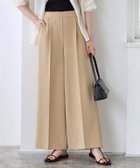 【ピエロ/Pierrot】の高見えワイドパンツ 【10サイズ展開】 大人の最旬トレンドファッション＆コーディネート founy(ファウニー) ファッション Fashion レディースファッション Fashion for Women パンツ Pants & Trousers 送料無料 Free Shipping ジップ Zip, Zipper センター Center, Center Line フラット Flat, Flat Shoes プチプライス・低価格 Affordable / Budget Price リアル Real, Realistic ワイド Wide, Wide Fit エレガント 上品 Elegant thumbnail 167cm / ベージュ / TM|ID: prp329100004973085 ipo3291000000037288498