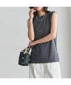 【ピエロ/Pierrot】のノースリーブカットソー [Pierrot] 大人の最旬トレンドファッション＆コーディネート founy(ファウニー) ファッション Fashion レディースファッション Fashion for Women トップス・カットソー Cut & Sew Tops キャミソール&ノースリーブ Camisoles & Sleeveless Tops カットソー・ベーシックTシャツ Cut-and-Sewn Tops / Stretch Tees & Basics カットソー Cut and Sewn Top ノースリーブ Sleeveless, No-Sleeve バランス Balance, Style Balance プチプライス・低価格 Affordable / Budget Price thumbnail ノースリーブカットソー|ID: prp329100004973089 ipo3291000000037288519