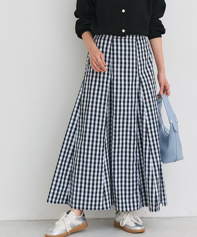 【ピエロ/Pierrot】のチェックフレアスカート インテリア・キッズ・メンズ・レディースファッション・服の通販 founy(ファウニー) 　ファッション　Fashion　レディースファッション　Fashion for Women　スカート　Skirts　Aライン・フレアスカート　A-Line & Flared Skirts　ギンガム　Gingham, Gingham Fabric　クラシカル　Classical, Vintage-Inspired　シンプル　Simple, Minimal　チェック　Check, Plaid, Tartan　バランス　Balance, Style Balance　フレア　Flare, Flared　プチプライス・低価格　Affordable / Budget Price　チェックフレアスカート【Pierrot】|ID: prp329100004973108 ipo3291000000037288607