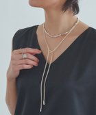 【ピエロ/Pierrot】のRASW コードラリエット[Pierrot] 大人の最旬トレンドファッション＆コーディネート founy(ファウニー) ファッション Fashion レディースファッション Fashion for Women アクセサリー Fashion Accessories テクスチャー Texture, Textured Fabric トレンド Trend, Trending Now プチプライス・低価格 Affordable / Budget Price メタル Metal, Metal Parts thumbnail [RASW]コードラリエット|ID: prp329100004973118 ipo3291000000037288644