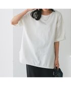 【ピエロ/Pierrot】の綿100%ラウンドヘムチュニックTシャツ 162cm / オフホワイト / M|ID: prp329100004973130 ipo3291000000037288691