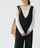 【ピエロ/Pierrot】のペアスキンVネックオールインワン 大人の最旬トレンドファッション＆コーディネート founy(ファウニー) ファッション Fashion レディースファッション Fashion for Women ワンピース Dresses オールインワン・ワンピース Dresses and Jumpsuits インナー Innerwear プチプライス・低価格 Affordable / Budget Price リラックス Relax, Relaxed Fit エレガント 上品 Elegant thumbnail ブラック|ID: prp329100004973144 ipo3291000000037288798