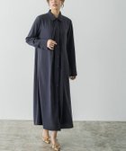 【ピエロ/Pierrot】の【アウトレットSALE!】選べる柄配色リボンピンタックワンピース 大人の最旬トレンドファッション＆コーディネート founy(ファウニー) ファッション Fashion レディースファッション Fashion for Women ワンピース Dresses アウトレット Outlet / Clearance プチプライス・低価格 Affordable / Budget Price リボン Ribbon, Bow thumbnail 無地/ネイビー×ブラック|ID: prp329100004973172 ipo3291000000037289049