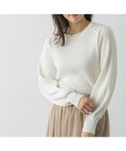 【ピエロ/Pierrot】の【アウトレットSALE!】ショルダーパールボタンニット 大人の最旬トレンドファッション＆コーディネート founy(ファウニー) ファッション Fashion レディースファッション Fashion for Women トップス・カットソー Cut & Sew Tops ニット Knit Tops & Sweaters アウトレット Outlet / Clearance パール Pearl, Pearl Accent プチプライス・低価格 Affordable / Budget Price thumbnail アイボリー|ID: prp329100004973175 ipo3291000000037289064