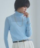 【ピエロ/Pierrot】のRASW シアーリブハイネックニット 大人の最旬トレンドファッション＆コーディネート founy(ファウニー) ファッション Fashion レディースファッション Fashion for Women トップス・カットソー Cut & Sew Tops ニット Knit Tops & Sweaters おすすめ Recommended / Our Picks フィット Fit, Slim Fit プチプライス・低価格 Affordable / Budget Price thumbnail [RASW] シアーリブハイネックニット|ID: prp329100004973191 ipo3291000000037289130