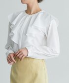 【ピエロ/Pierrot】の2wayフリルカラーブラウス 大人の最旬トレンドファッション＆コーディネート founy(ファウニー) ファッション Fashion レディースファッション Fashion for Women トップス・カットソー Cut & Sew Tops シャツ・ブラウス・オフィスカジュアル Elegant Blouses & Button-Ups フェミニン Feminine, Girly フリル Frill, Ruffle フロント Front, Front Design プチプライス・低価格 Affordable / Budget Price エレガント 上品 Elegant thumbnail オフホワイト|ID: prp329100004973202 ipo3291000000037289166