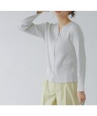 【ピエロ/Pierrot】のキーネックリブニットカーディガン 167cm / グレー / M|ID: prp329100004973221 ipo3291000000037289242