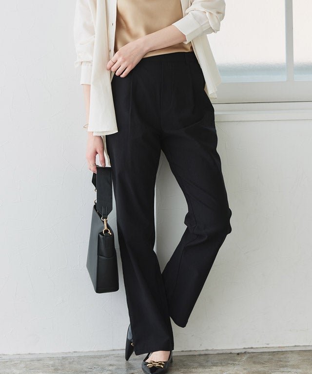 【ピエロ/Pierrot】のストレッチパンツ 大人の最旬トレンドファッション＆コーディネート founy(ファウニー) 　ファッション　Fashion　レディースファッション　Fashion for Women　パンツ　Pants & Trousers　送料無料　Free Shipping　ギャザー　Gathered, Ruffled　ストレッチ　Stretch, Stretchy Fabric　ストレート　Straight, Straight Cut　トレンド　Trend, Trending Now　フロント　Front, Front Design　プチプライス・低価格　Affordable / Budget Price　レギンス　Leggings, Stretch Pants　 other-1|ID: prp329100004973227 ipo3291000000037289262