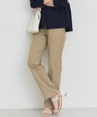 【ピエロ/Pierrot】のストレッチパンツ 大人の最旬トレンドファッション＆コーディネート founy(ファウニー) ファッション Fashion レディースファッション Fashion for Women パンツ Pants & Trousers 送料無料 Free Shipping ギャザー Gathered, Ruffled ストレッチ Stretch, Stretchy Fabric ストレート Straight, Straight Cut トレンド Trend, Trending Now フロント Front, Front Design プチプライス・低価格 Affordable / Budget Price レギンス Leggings, Stretch Pants thumbnail 167cm / ベージュ / M|ID: prp329100004973227 ipo3291000000037289266