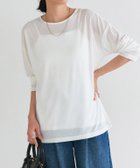 【ピエロ/Pierrot】のシアーロングスリーブTシャツ トップス レディース 大人の最旬トレンドファッション＆コーディネート founy(ファウニー) ファッション Fashion レディースファッション Fashion for Women トップス・カットソー Cut & Sew Tops シャツ・ブラウス・オフィスカジュアル Elegant Blouses & Button-Ups ロングTシャツ・Tシャツ Longline T-Shirts & Tees 送料無料 Free Shipping インナー Innerwear シアー Sheer, See-Through トレンド Trend, Trending Now プチプライス・低価格 Affordable / Budget Price ベスト Vest, Waistcoat ベーシック Basic, Essential thumbnail 162cm / オフホワイト / M|ID: prp329100004973234 ipo3291000000037289289