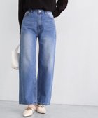 【ピエロ/Pierrot】のデニムワイドパンツ 大人の最旬トレンドファッション＆コーディネート founy(ファウニー) ファッション Fashion レディースファッション Fashion for Women パンツ Pants & Trousers おすすめ Recommended / Our Picks ウォッシュ Washed Finish カットソー Cut and Sewn Top トレンド Trend, Trending Now プチプライス・低価格 Affordable / Budget Price ワイド Wide, Wide Fit thumbnail 163cm / ブルー / M|ID: prp329100004973242 ipo3291000000037289315