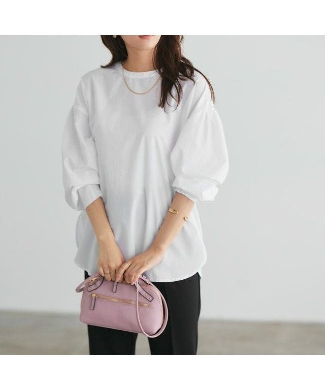 【ピエロ/Pierrot】の2wayパールボタンブラウス インテリア・キッズ・メンズ・レディースファッション・服の通販 founy(ファウニー) 　ファッション　Fashion　レディースファッション　Fashion for Women　トップス・カットソー　Cut & Sew Tops　シャツ・ブラウス・オフィスカジュアル　Elegant Blouses & Button-Ups　スリーブ　Sleeve, Long Sleeve / Short Sleeve　パール　Pearl, Pearl Accent　フェミニン　Feminine, Girly　プチプライス・低価格　Affordable / Budget Price　ルーズ　Loose, Oversized　ワンポイント　One Point, Statement Accent　166cm / オフホワイト / M|ID: prp329100004973265 ipo3291000000037289404