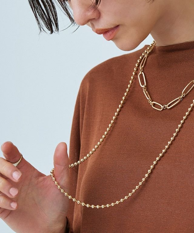 【ピエロ/Pierrot】のRASW ボールチェーンロングネックレス [Pierrot] 大人の最旬トレンドファッション＆コーディネート founy(ファウニー) 　ファッション　Fashion　レディースファッション　Fashion for Women　ジュエリー　Jewelry　ネックレス　Necklaces & Pendants　おすすめ　Recommended / Our Picks　アクセサリー　Fashion Accessories　コーティング　Coating, Coated Finish　シルバー　Silver, Metallic Silver　シンプル　Simple, Minimal　チェーン　Chain, Chain Strap　プチプライス・低価格　Affordable / Budget Price　ロング　Long, Long-Length　 other-1|ID: prp329100004973279 ipo3291000000037289450