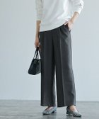 【ピエロ/Pierrot】のウールライクタックワイドパンツ 大人の最旬トレンドファッション＆コーディネート founy(ファウニー) ファッション Fashion レディースファッション Fashion for Women パンツ Pants & Trousers シンプル Simple, Minimal センター Center, Center Line プチプライス・低価格 Affordable / Budget Price エレガント 上品 Elegant thumbnail チャコール|ID: prp329100004973286 ipo3291000000037289478