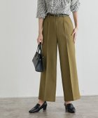 【ピエロ/Pierrot】のウールライクタックワイドパンツ 大人の最旬トレンドファッション＆コーディネート founy(ファウニー) ファッション Fashion レディースファッション Fashion for Women パンツ Pants & Trousers シンプル Simple, Minimal センター Center, Center Line プチプライス・低価格 Affordable / Budget Price エレガント 上品 Elegant thumbnail オリーブ|ID: prp329100004973286 ipo3291000000037289481
