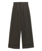 【ピエロ/Pierrot】のRASW ウールミックスハイウエストダブルパンツ 大人の最旬トレンドファッション＆コーディネート founy(ファウニー) ファッション Fashion レディースファッション Fashion for Women パンツ Pants & Trousers 送料無料 Free Shipping センター Center, Center Line ダブル Double, Double-Breasted プチプライス・低価格 Affordable / Budget Price ワイド Wide, Wide Fit エレガント 上品 Elegant thumbnail 杢ブラウン|ID: prp329100004973288 ipo3291000000037289488