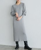 【ピエロ/Pierrot】の2wayパールデザインニットワンピース 163cm / 杢グレー / M|ID: prp329100004973304 ipo3291000000037289562